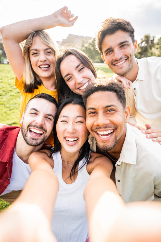 Group of clients at detox california that are participating in inhalant addiction treatment.