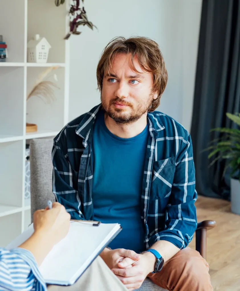 depressed male patient having psychotherapy sessio 2025 02 12 13 48 09 utc | Detox California